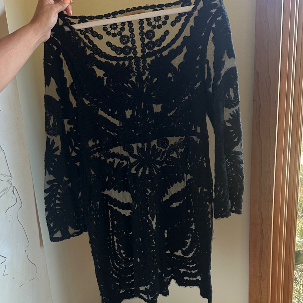 Beulah Black Lace Blouse